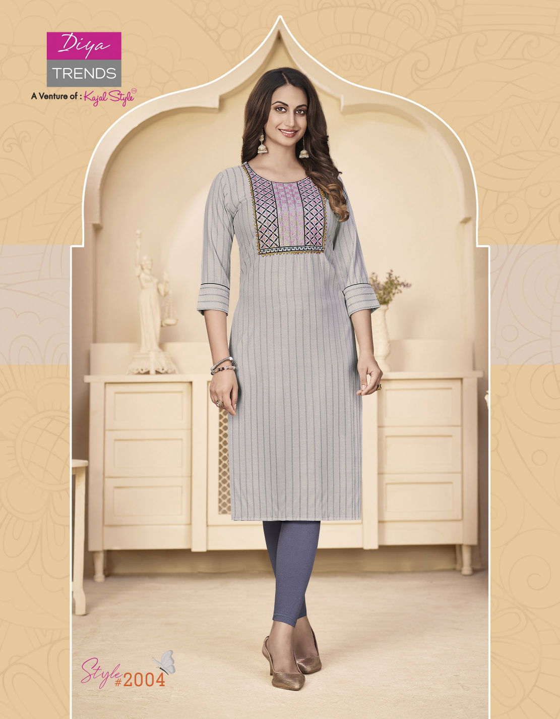Fashion Story 2 Latest Embroidery Fancy wear Designer Kurti Collection